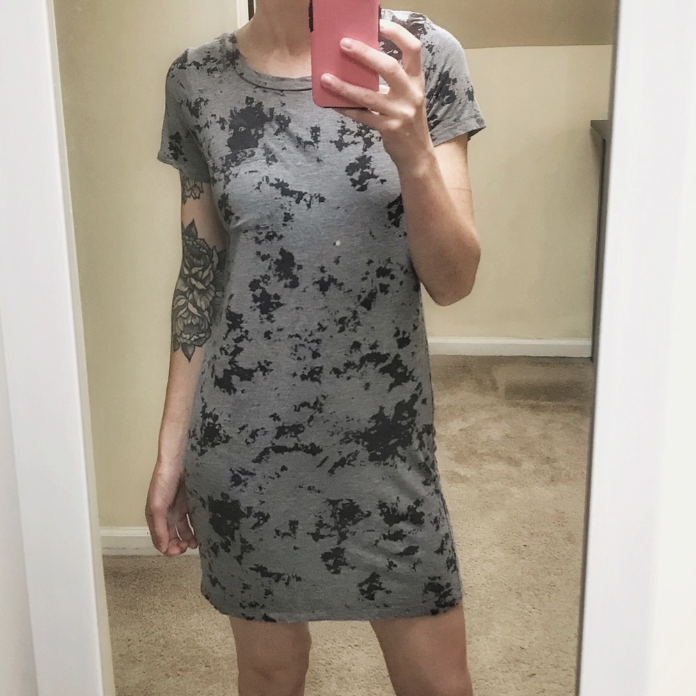 Threads 4 Thought Brand Shirt Dress Grey and Black